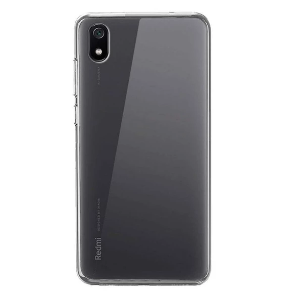 Smcase Xiaomi Redmi 7A Kılıf İnce Silikon  Nano Ekran Koruyucu ürün görseli 1