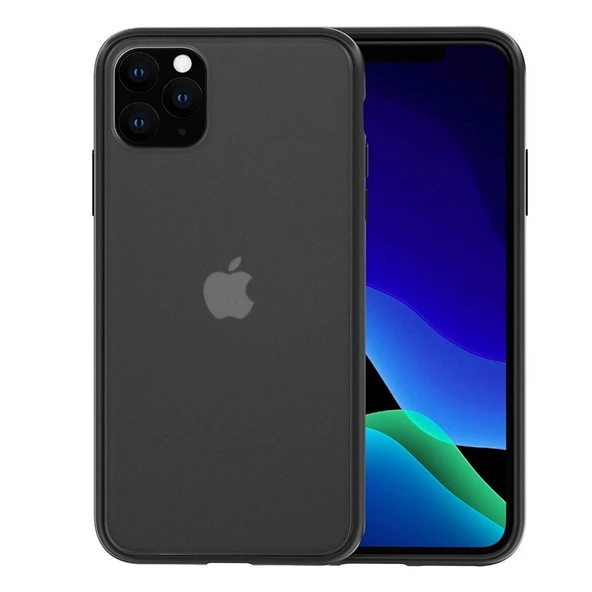Smcase iPhone 11 Pro Kılıf Ultra Koruma Sert Silikon  Nano Ekran Koruyucu ürün görseli 1