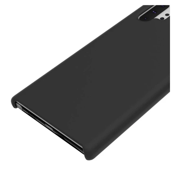 Smcase Samsung Galaxy Note 10 Plus Kılıf Liquid Süet Silikon - Resim 3