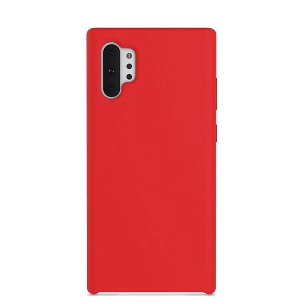 Smcase Samsung Galaxy Note 10 Plus Kılıf Liquid Süet Silikon - Resim 5