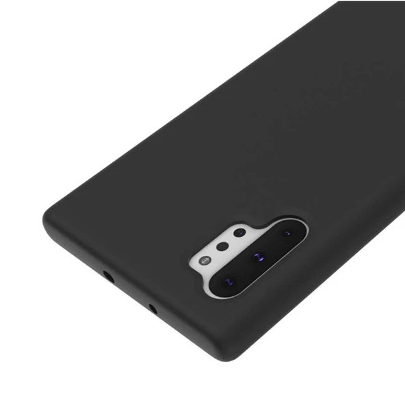 Smcase Samsung Galaxy Note 10 Plus Kılıf Liquid Süet Silikon - Resim 10