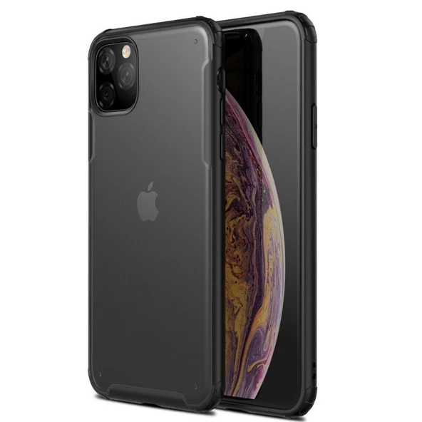 Smcase iPhone 11 Pro Max Kılıf Vonk Hibrit Silikon  Tam Kapatan Ekran Koruyucu ürün görseli 1