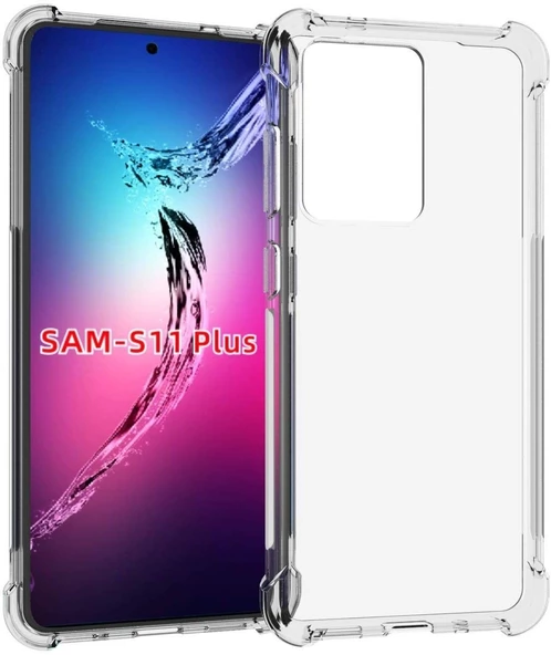 Smcase Samsung Galaxy S20 Ultra Kılıf Darbe Korumalı Silikon  Tam Kapatan Ekran Koruyucu ürün görseli 1