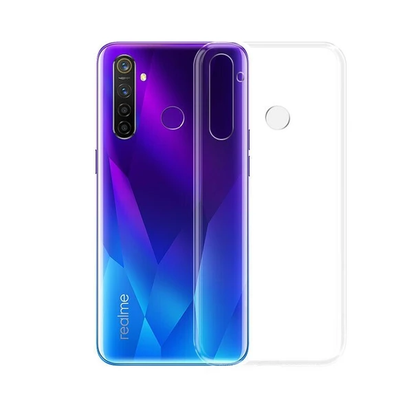 Smcase Realme 5 Pro Kılıf Lüks Tpu Silikon  Tam Kapatan Ekran Koruyucu ürün görseli 1