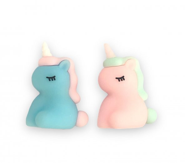 Maxx Kk-7670 Unicorn Figürlü 3d Silikon Kalemtraş - Renkli ürün görseli 1