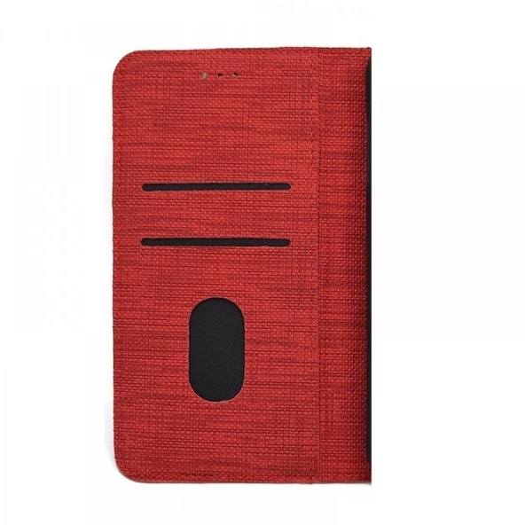 Smcase iPhone 7 Plus Kılıf Kumaş Spor Standlı Cüzdan - Resim 2