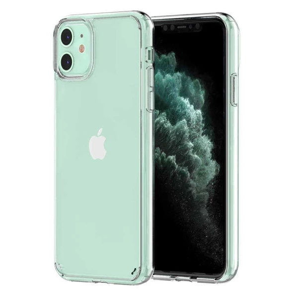 Smcase iPhone 11 Kılıf Coss Sert Hibrit Silikon  Nano Ekran Koruyucu ürün görseli 1