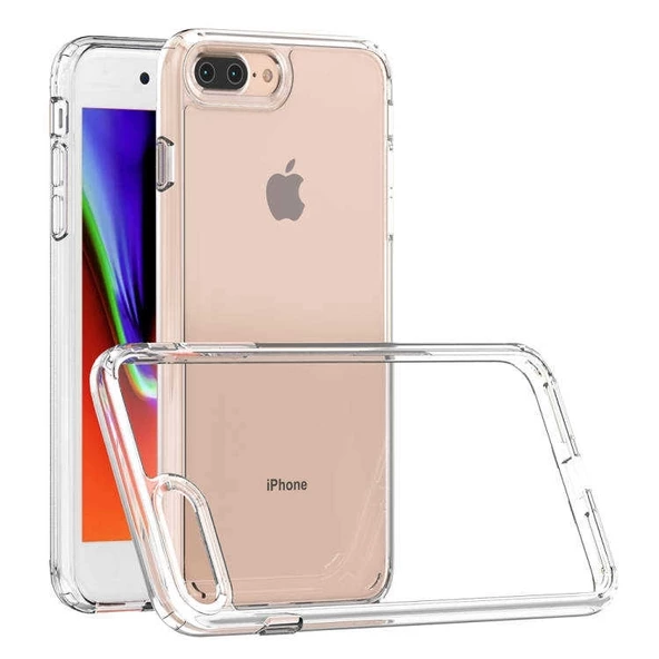 Smcase iPhone 7 Plus Kılıf Coss Sert Hibrit Silikon - Resim 2