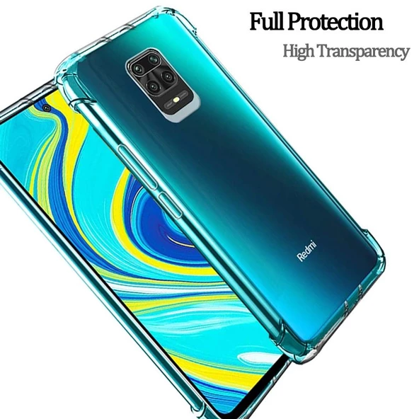 Smcase Xiaomi Redmi Note 9S Kılıf Darbe Korumalı Silikon - Resim 2