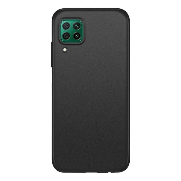 Smcase Huawei P40 Lite Kılıf Lüks Mat Silikon  Tam Kapatan Ekran Koruyucu ürün görseli 1