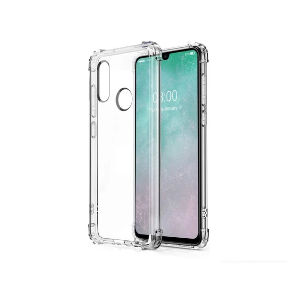 Smcase Huawei P40 Lite E Kılıf Darbe Korumalı Silikon  Nano Ekran Koruyucu ürün görseli 1