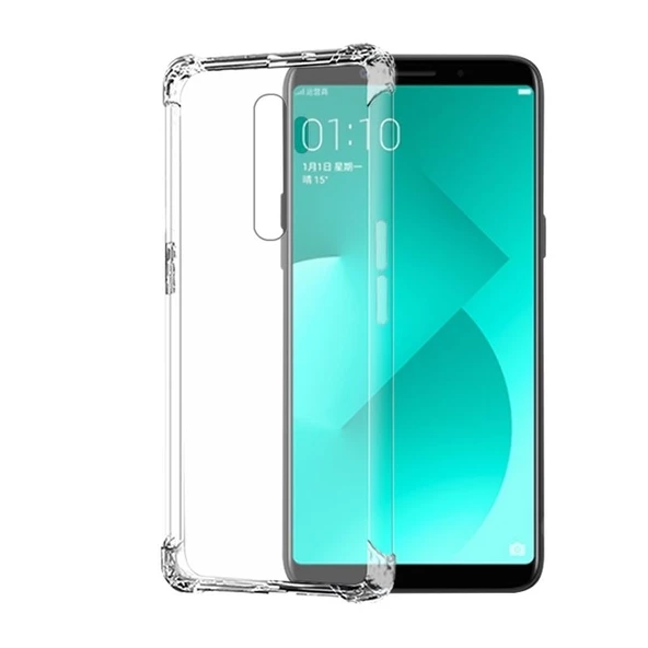 Smcase Oppo Reno 2Z Kılıf Darbe Korumalı Silikon  Nano Ekran Koruyucu ürün görseli 1