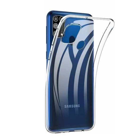 Smcase Samsung Galaxy A21S Kılıf Lüks Silikon  Nano Ekran Koruyucu ürün görseli 1