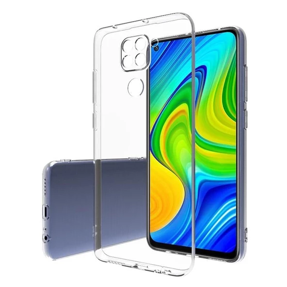 Smcase Xiaomi Redmi Note 9 Kılıf Kamera Korumalı Silikon - Resim 2