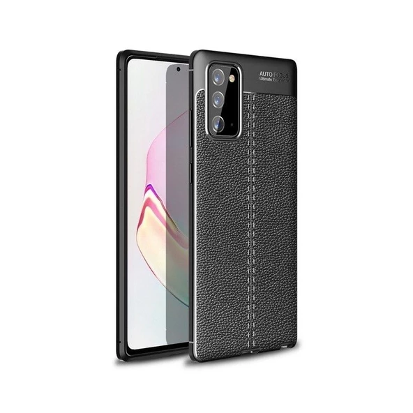 Smcase Samsung Galaxy Note 20 Kılıf Deri Dokulu Silikon ürün görseli 1