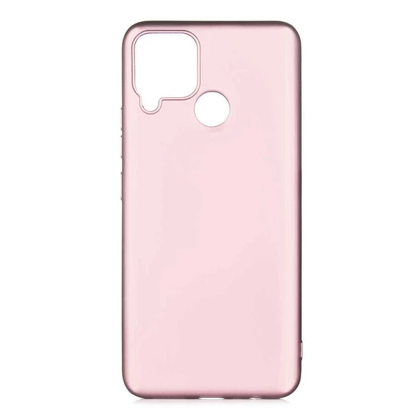 Smcase Realme C15 Kılıf Lüks Mat Silikon - Resim 5