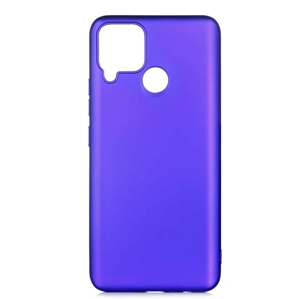 Smcase Realme C15 Kılıf Lüks Mat Silikon - Resim 9