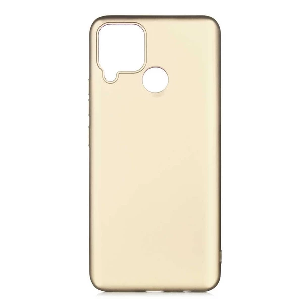 Smcase Realme C15 Kılıf Lüks Mat Silikon - Resim 3
