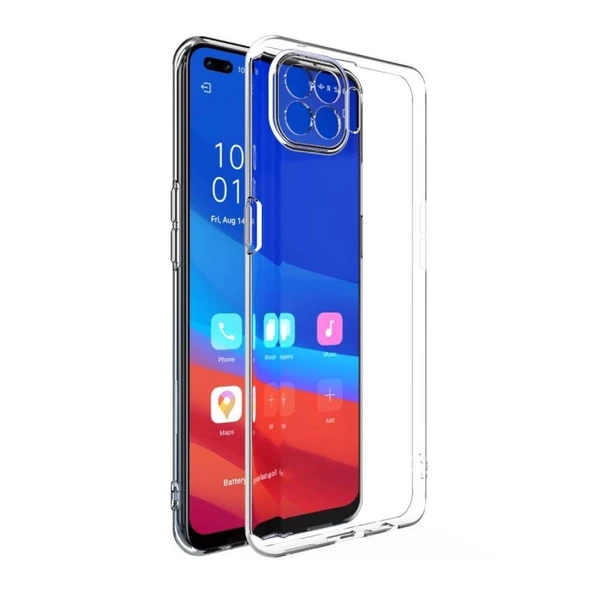 Smcase Oppo Reno4 Lite Kılıf Lüks Kamera Korumalı Silikon ürün görseli 1