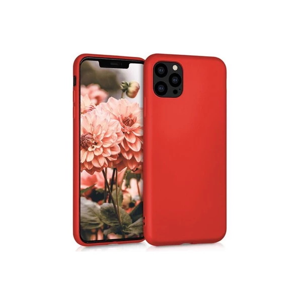 Smcase iPhone 13 Pro Max Kılıf Lüks Mat Silikon - Resim 5
