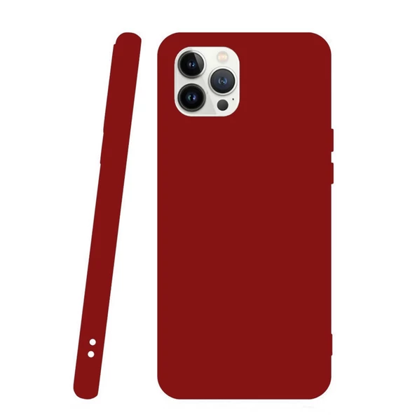 Smcase iPhone 13 Pro Kılıf Biye Mat Silikon  Nano Ekran Koruyucu ürün görseli 1