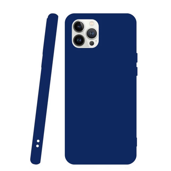 Smcase iPhone 13 Pro Max Kılıf Biye Mat Silikon  Tam Kapatan Ekran Koruyucu ürün görseli 1
