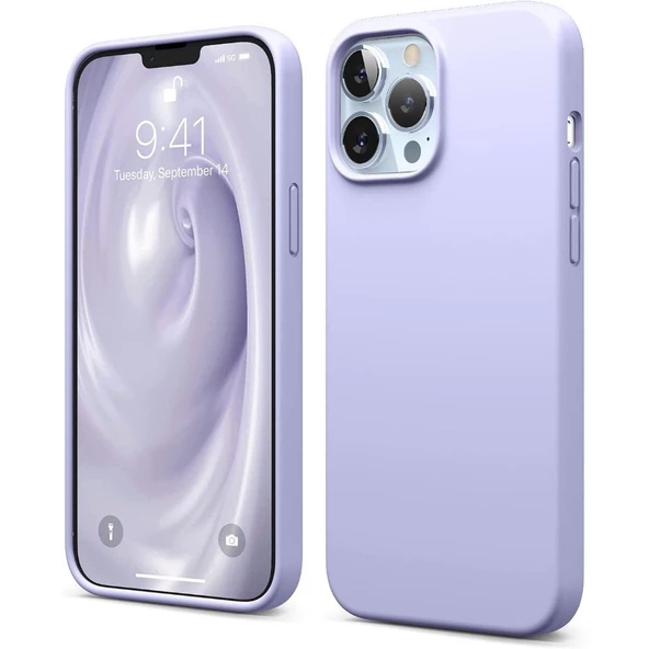 Smcase iPhone 13 Pro Max Kılıf Silk Liquid Lansman Silikon - Resim 9