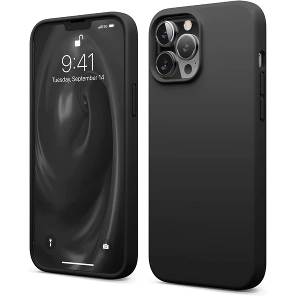 Smcase iPhone 13 Pro Max Kılıf Silk Liquid Lansman Silikon - Resim 11