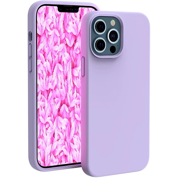 Smcase iPhone 13 Pro Kılıf Liquid Lansman Mara Silikon - Resim 2