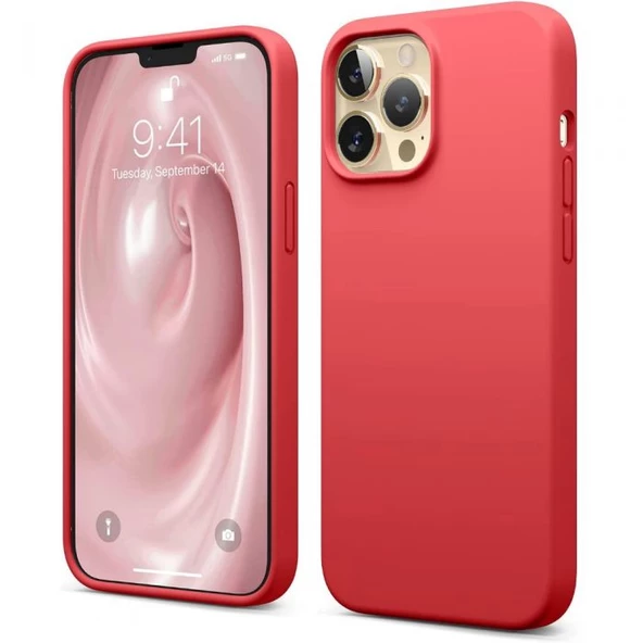 Smcase iPhone 13 Pro Kılıf Liquid Lansman Wiriless Destekli Silikon  Wiriless Şarj Aleti ürün görseli 1