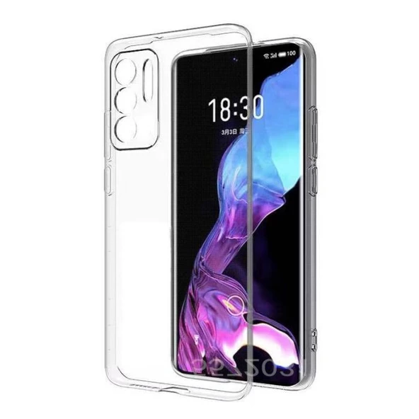 Smcase Oppo A55 5G Kılıf Kamera Korumalı Tpu Silikon  Nano Ekran Koruyucu ürün görseli 1