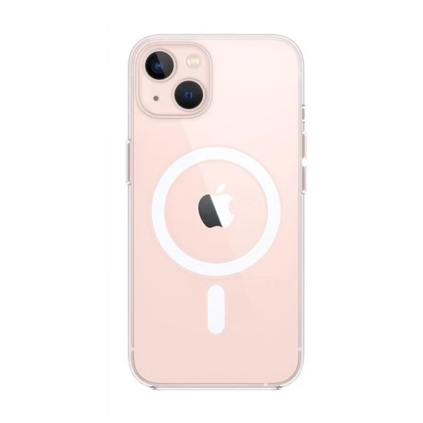 Smcase iPhone 13 Kılıf Manyetik Kristal Wiriless Destekli Sert Kapak Silikon  10000 Mah Magsafeli Powerbank ürün görseli 1