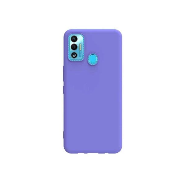 Smcase Tecno Spark 7 Kılıf Mat Biye Silikon - Resim 2