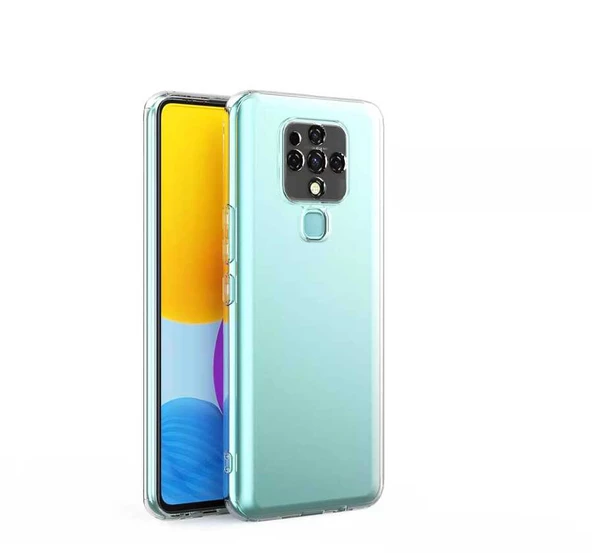 Smcase Tecno Camon 16 Kılıf Kamera Korumalı Tpu Silikon  Nano Ekran Koruyucu ürün görseli 1