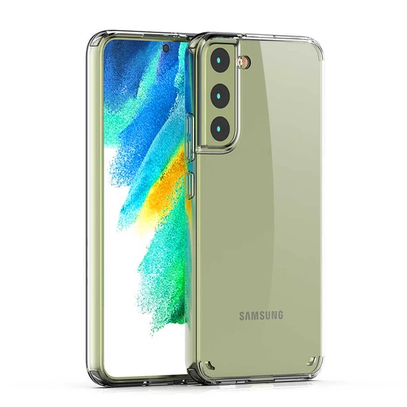 Smcase Samsung Galaxy S22 Plus 5G Kılıf Coss Hybrid Kristal Silikon ürün görseli 1