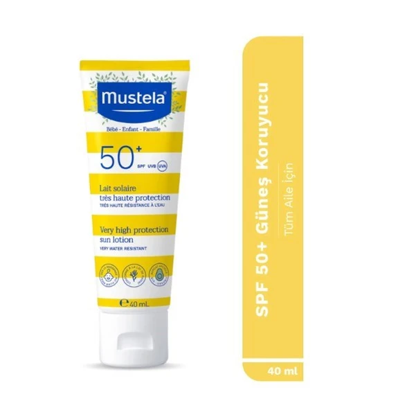 Mustela Güneş Losyonu SPF50 40 ml ürün görseli 1