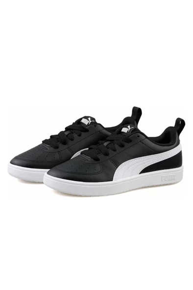 Puma Rickie Jr 384311 11 Unisex Sneaker Ayakkabı Siyah-Beyaz 36-39 ürün görseli 1