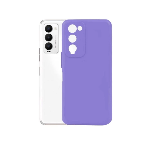 Smcase Tecno Camon 18 Kılıf Kamera Korumalı First Silikon - Resim 3