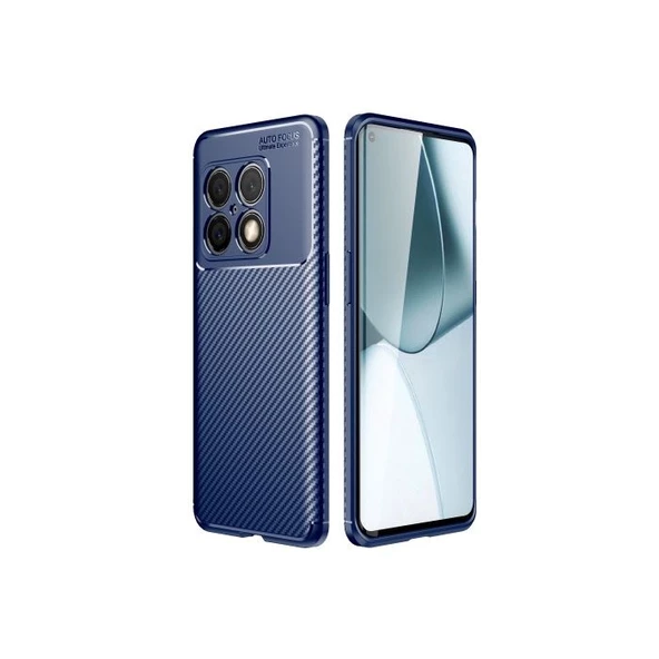 Smcase OnePlus 10 Pro Kılıf Kamera Korumalı Negro Karbon Silikon ürün görseli 1