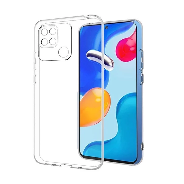 Smcase Xiaomi Redmi 10c Kılıf Kamera Korumalı Tpu Silikon  Nano Ekran Koruyucu ürün görseli 1