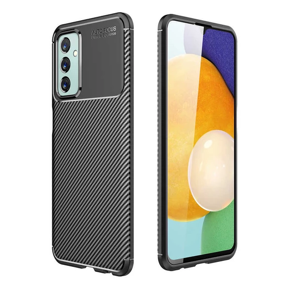 Smcase Samsung Galaxy M13 Kılıf Karbon Dokulu Negro Silikon ürün görseli 1