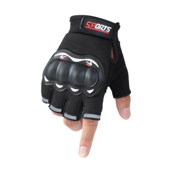 Yarım Parmak Korumalı Paintball Motorcross Bisiklet Motorsiklet Eldiveni ürün görseli 1