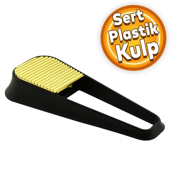 Pırlanta Mobilya Çekmece Mutfak Dolap Dolabı Kapak Kulpu Kulbu Mat Siyah Gold Sert Plastik Kulpları ürün görseli 1
