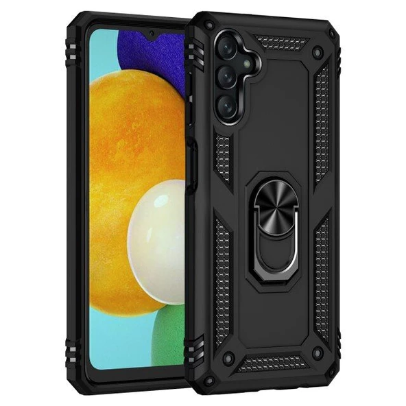 Smcase Samsung Galaxy A04s Kılıf Vega Yüzüklü Tank Silikon ürün görseli 1