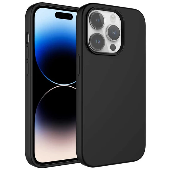 Smcase iPhone 14 Pro Kılıf Liquid Silinebilir Leke Tutmaz Kivi Lansman Silikon ürün görseli 1