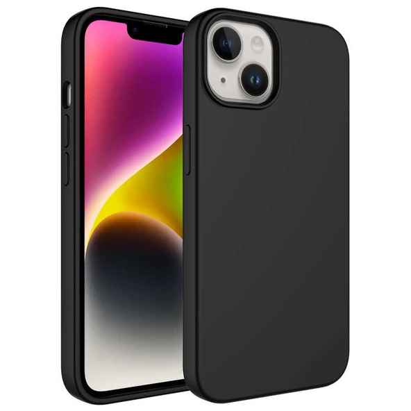 Smcase iPhone 14 Kılıf Liquid Silinebilir Leke Tutmaz Kivi Lansman Silikon ürün görseli 1