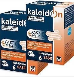 Kaleidon Probiyotik Fast Melt Formula 6 Saşe 2li ürün görseli 1