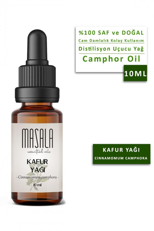 Masala Saf Kafur Yağı 10 ml. (Camphor Oil) ürün görseli 1