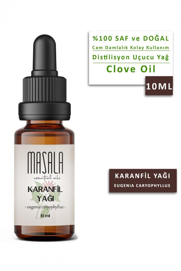 Masala Saf Karanfil Yağı 10 ml. (Clove Bud Oil) ürün görseli 1