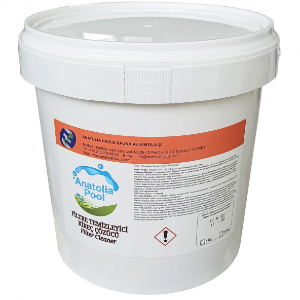 Anatolia Pool Filtre Temizleyici Toz 5 Kg (Filter Cleaner) ürün görseli 1